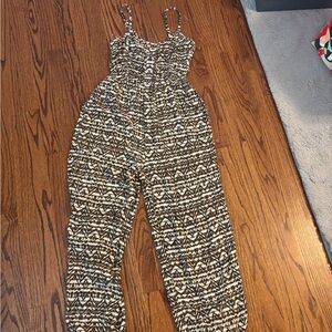 Stylish Women's Patterned Jumpsuit